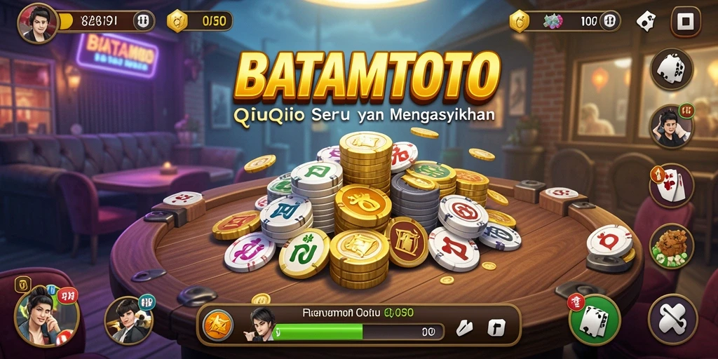 Tampilan gameplay QiuQiu yang seru di BATAMTOTO.