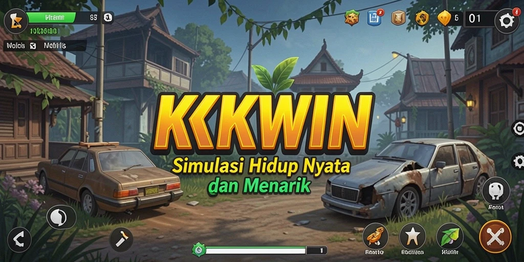 Tangkapan layar gameplay KKWIN menunjukkan pengalaman simulasi yang mendalam.
