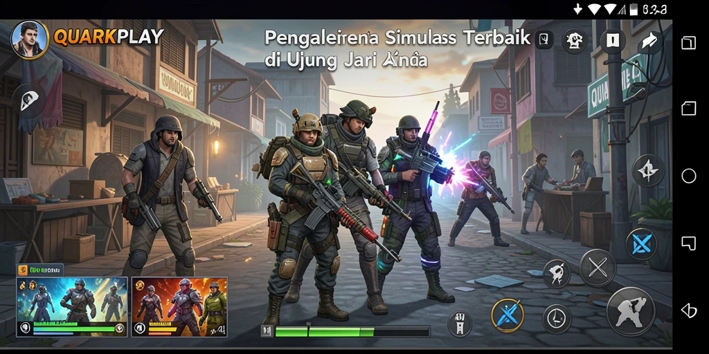 Tampilan menarik dari gameplay QUARKPLAY yang penuh aksi dan strategi.